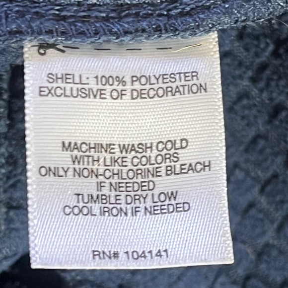 Koppen Mens Dark Blue Full Zip Softshell Jacket Size XL - Picture 6 of 6